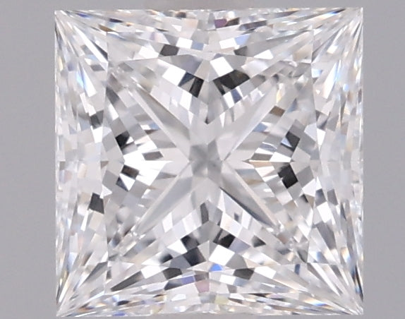 1.27 Carat Princess Shaped, Ideal Cut, D Color, VVS1 Clarity, IGI Certified Lab Grown Diamond