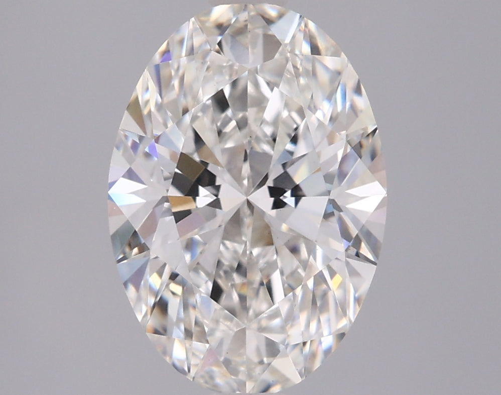 2.53 Carat Oval Shaped, Ideal Cut, F Color, VVS2 Clarity, IGI Certified Lab Grown Diamond