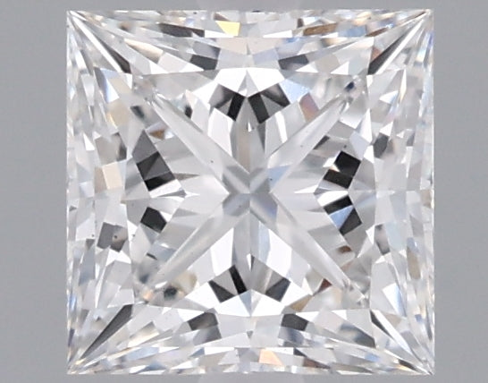 1.04 Carat Princess Shaped, Ideal Cut, E Color, VS1 Clarity, IGI Certified Lab Grown Diamond