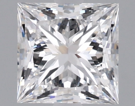 1.04 Carat Princess Shaped, Ideal Cut, E Color, VS1 Clarity, IGI Certified Lab Grown Diamond