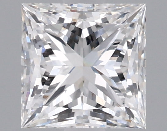 1.04 Carat Princess Shaped, Ideal Cut, E Color, VS1 Clarity, IGI Certified Lab Grown Diamond