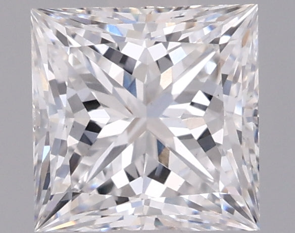 1.04 Carat Princess Shaped, Ideal Cut, E Color, VS1 Clarity, IGI Certified Lab Grown Diamond