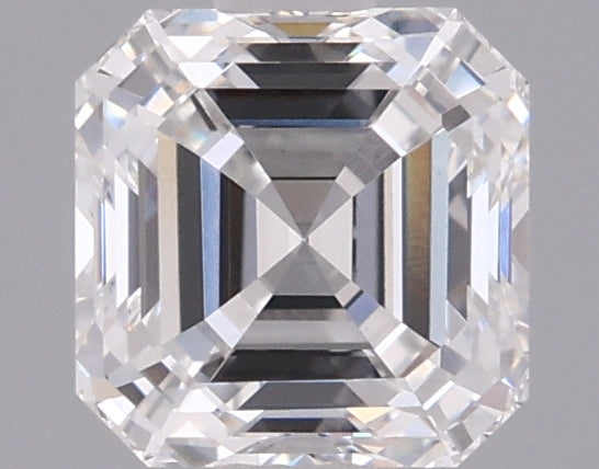 1.02 Carat Asscher Shaped, Ideal Cut, E Color, VVS2 Clarity, IGI Certified Lab Grown Diamond