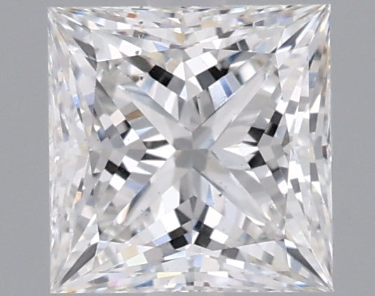 1.03 Carat Princess Shaped, Ideal Cut, E Color, VS2 Clarity, IGI Certified Lab Grown Diamond
