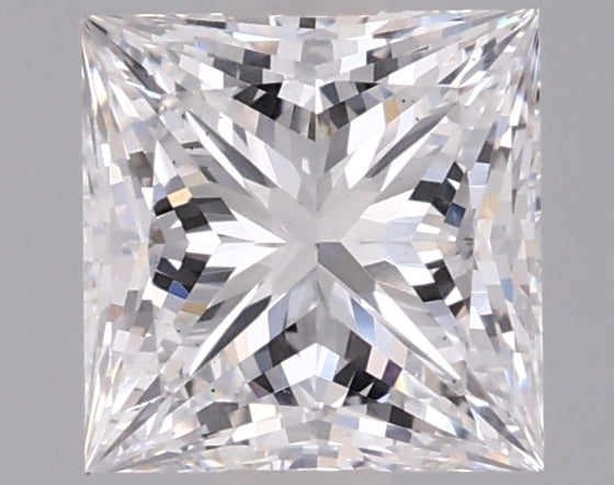 1.01 Carat Princess Shaped, Ideal Cut, E Color, VS1 Clarity, IGI Certified Lab Grown Diamond