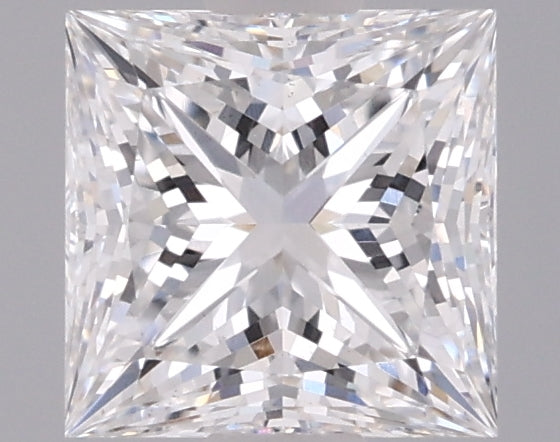 1.05 Carat Princess Shaped, Ideal Cut, E Color, VS1 Clarity, IGI Certified Lab Grown Diamond