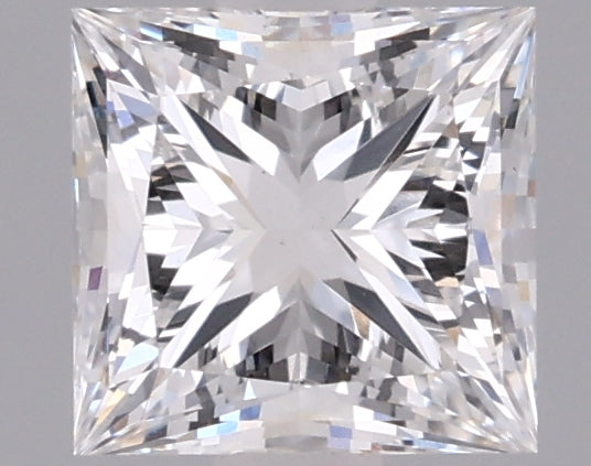 1.00 Carat Princess Shaped, Ideal Cut, E Color, VS1 Clarity, IGI Certified Lab Grown Diamond