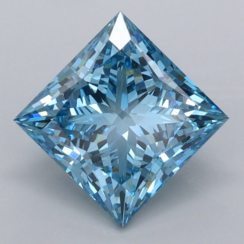 2.05 Carat Princess Shaped, Ideal Cut, VVS2 Clarity, IGI Certified Lab Grown Diamond