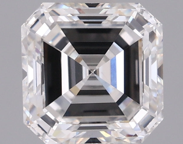 1.50 Carat Asscher Shaped, Very Good Cut, E Color, VS2 Clarity, IGI Certified Lab Grown Diamond