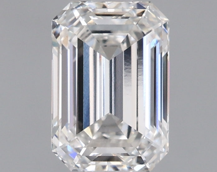 1.31 Carat Emerald Shaped, Ideal Cut, F Color, VVS2 Clarity, IGI Certified Lab Grown Diamond