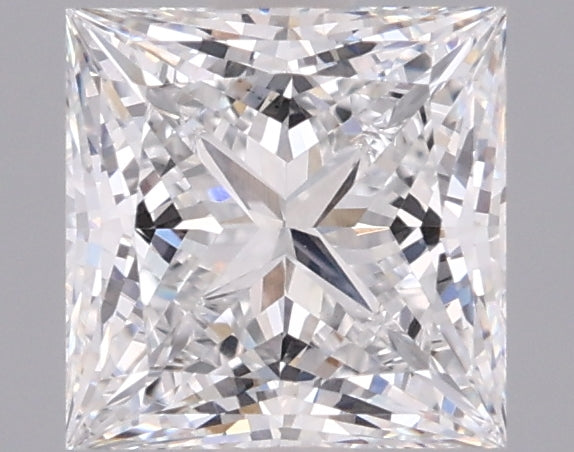 1.60 Carat Princess Shaped, Excellent Cut, E Color, VVS2 Clarity, IGI Certified Lab Grown Diamond