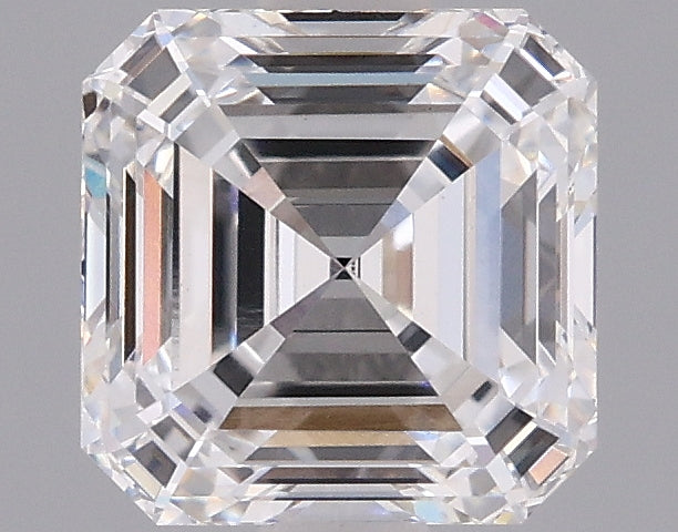 1.53 Carat Asscher Shaped, Ideal Cut, E Color, VVS2 Clarity, IGI Certified Lab Grown Diamond
