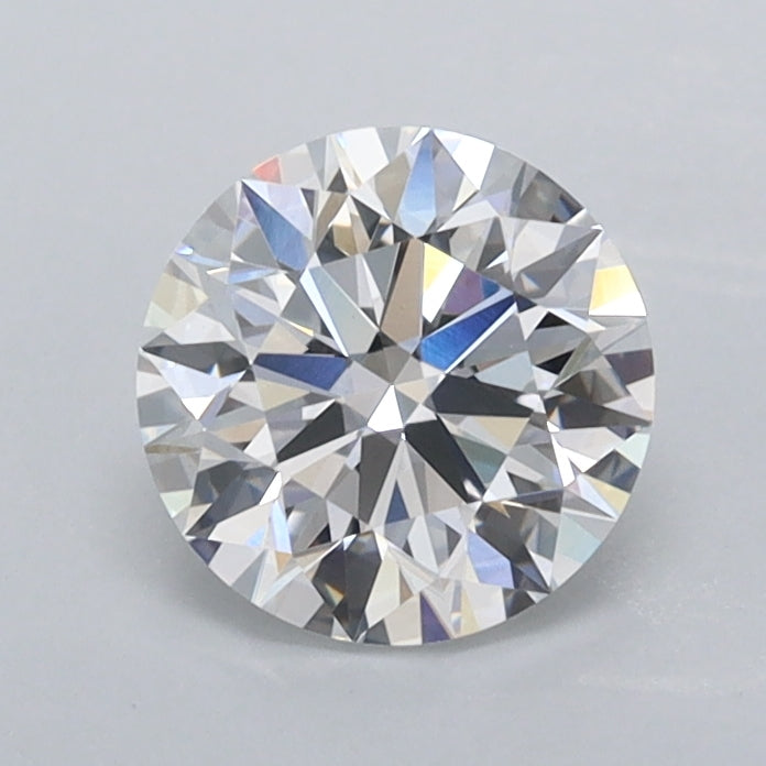 1.09 Carat Round Shaped, Ideal Cut, F Color, VVS2 Clarity, IGI Certified Lab Grown Diamond