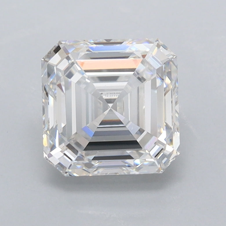 1.26 Carat Asscher Shaped, Ideal Cut, D Color, VVS2 Clarity, IGI Certified Lab Grown Diamond