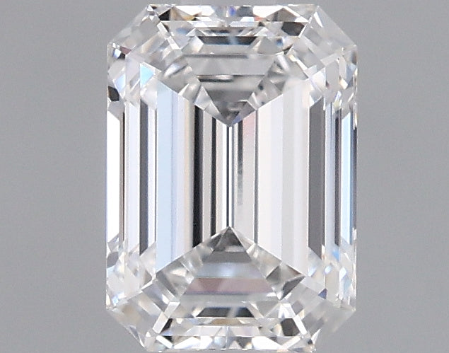 1.05 Carat Emerald Shaped, Ideal Cut, D Color, VVS2 Clarity, IGI Certified Lab Grown Diamond