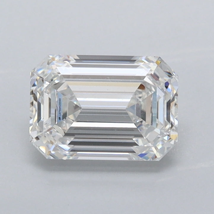 1.06 Carat Emerald Shaped, Ideal Cut, D Color, VVS2 Clarity, IGI Certified Lab Grown Diamond