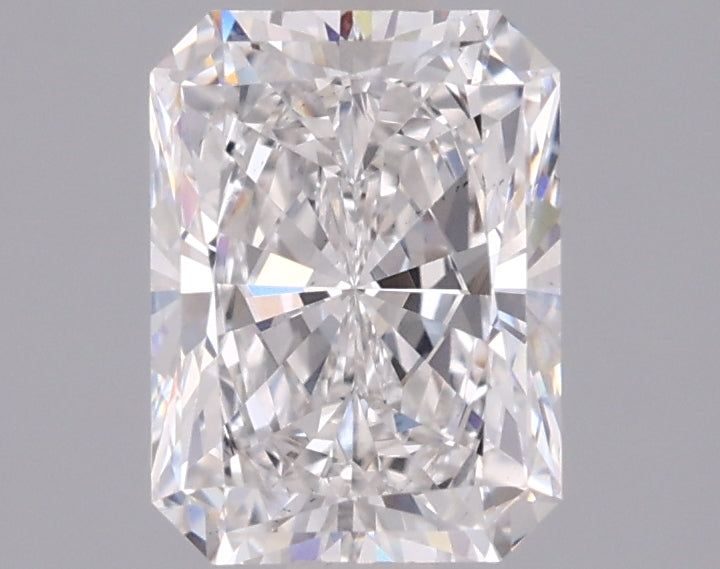 1.51 Carat Radiant Shaped, Excellent Cut, E Color, VS2 Clarity, IGI Certified Lab Grown Diamond