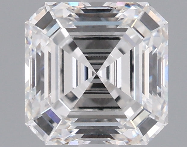 1.55 Carat Asscher Shaped, Ideal Cut, E Color, VVS1 Clarity, IGI Certified Lab Grown Diamond