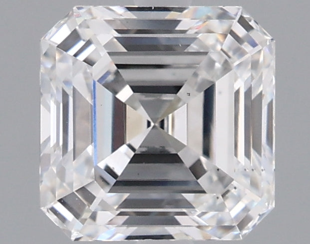 1.51 Carat Asscher Shaped, Ideal Cut, D Color, VS2 Clarity, IGI Certified Lab Grown Diamond