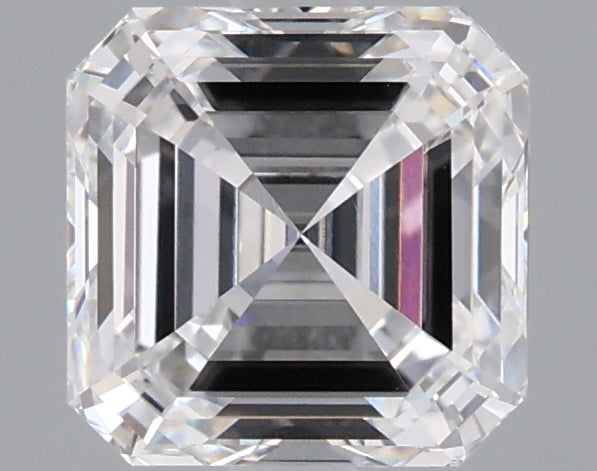 1.57 Carat Asscher Shaped, Excellent Cut, D Color, VVS1 Clarity, IGI Certified Lab Grown Diamond