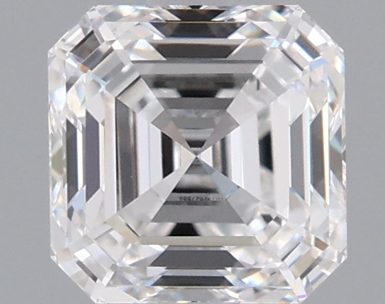 1.32 Carat Asscher Shaped, Ideal Cut, D Color, VVS1 Clarity, IGI Certified Lab Grown Diamond