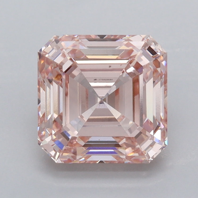 2.50 Carat Asscher Shaped, Ideal Cut, VVS2 Clarity, IGI Certified Lab Grown Diamond
