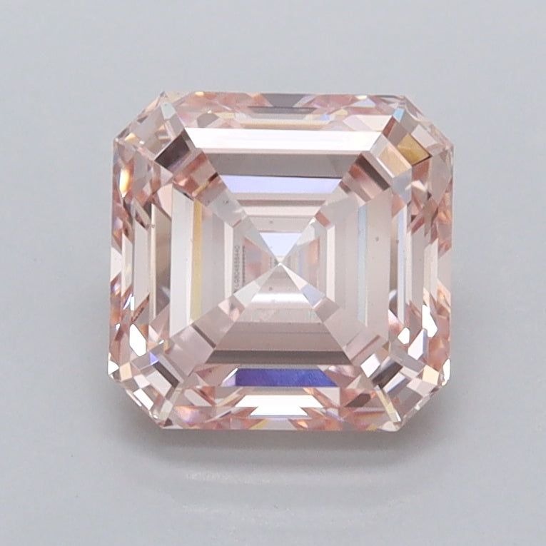 1.55 Carat Asscher Shaped, Ideal Cut, VS2 Clarity, IGI Certified Lab Grown Diamond