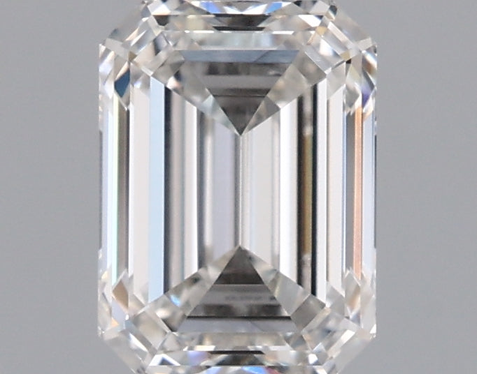 1.50 Carat Emerald Shaped, Ideal Cut, G Color, VVS1 Clarity, IGI Certified Lab Grown Diamond