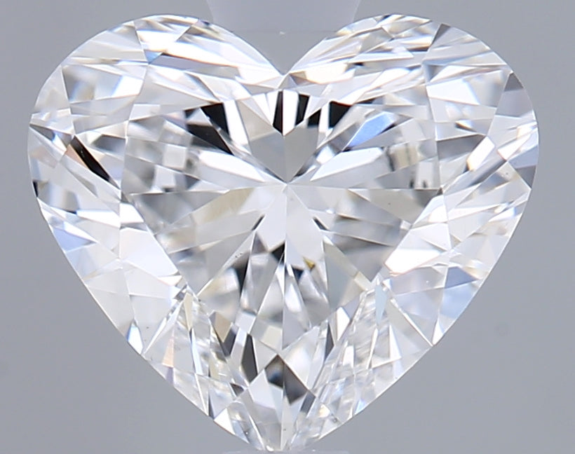 1.06 Carat Heart Shaped, Ideal Cut, D Color, VVS2 Clarity, IGI Certified Lab Grown Diamond
