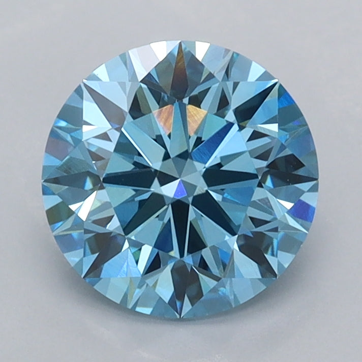1.56 Carat Round Shaped, Ideal Cut, VVS2 Clarity, IGI Certified Lab Grown Diamond