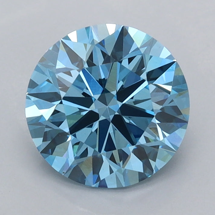 1.53 Carat Round Shaped, Ideal Cut, VS1 Clarity, IGI Certified Lab Grown Diamond