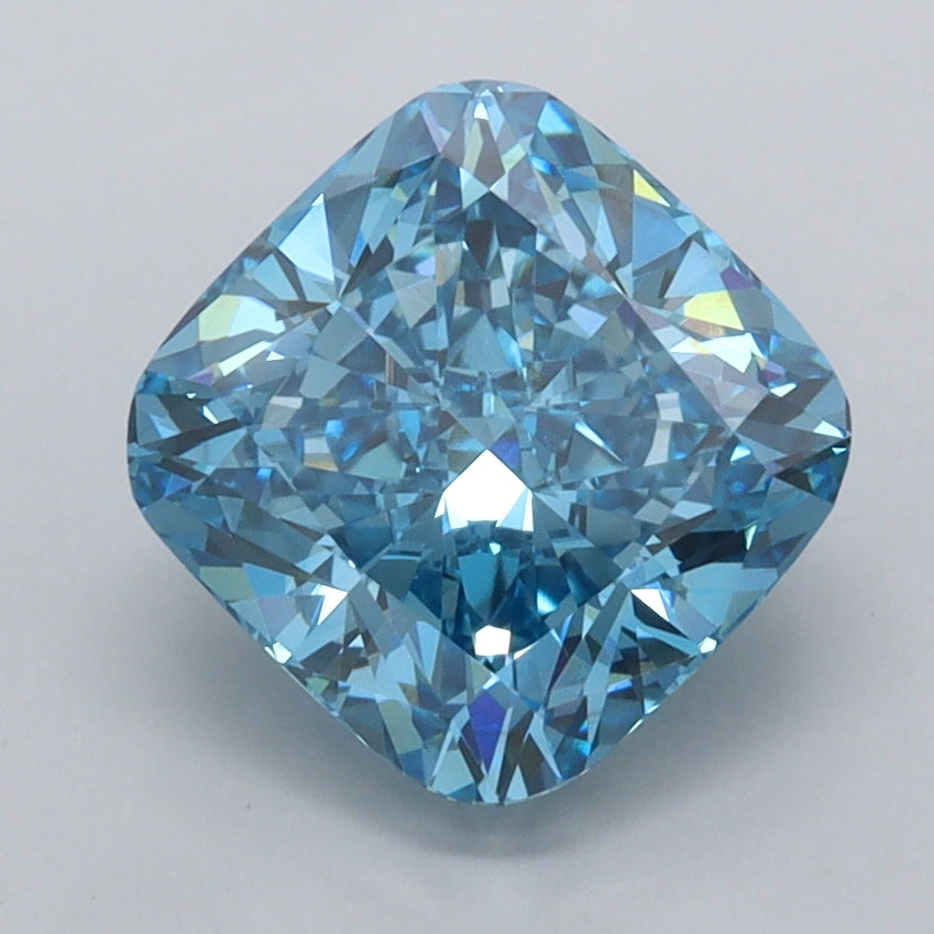 2.51 Carat Cushion Shaped, Ideal Cut, VVS2 Clarity, IGI Certified Lab Grown Diamond