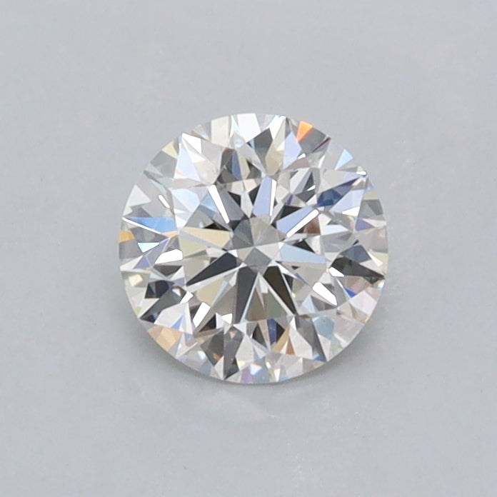 0.53 Carat Round Shaped, Excellent Cut, D Color, VVS2 Clarity, IGI Certified Lab Grown Diamond