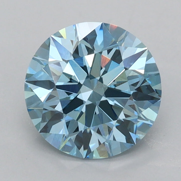 1.52 Carat Round Shaped, Ideal Cut, VVS2 Clarity, IGI Certified Lab Grown Diamond