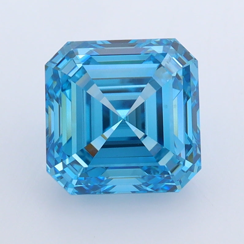 2.00 Carat Asscher Shaped, Ideal Cut, VVS2 Clarity, IGI Certified Lab Grown Diamond