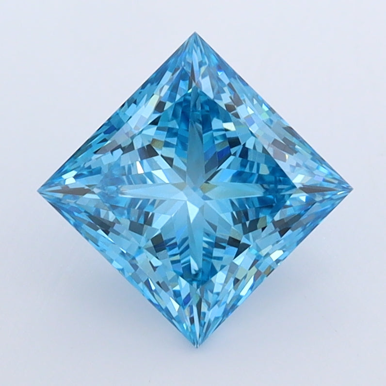 1.55 Carat Princess Shaped, Ideal Cut, VVS2 Clarity, IGI Certified Lab Grown Diamond