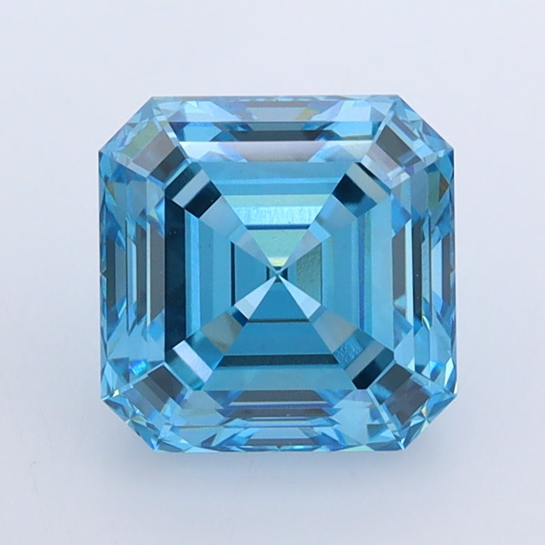 2.06 Carat Asscher Shaped, Ideal Cut, VVS2 Clarity, IGI Certified Lab Grown Diamond