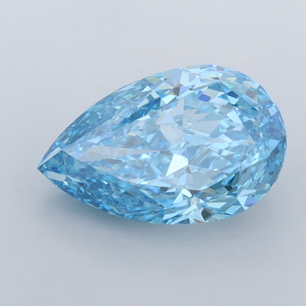 2.58 Carat Pear Shaped, Excellent Cut, VVS2 Clarity, IGI Certified Lab Grown Diamond