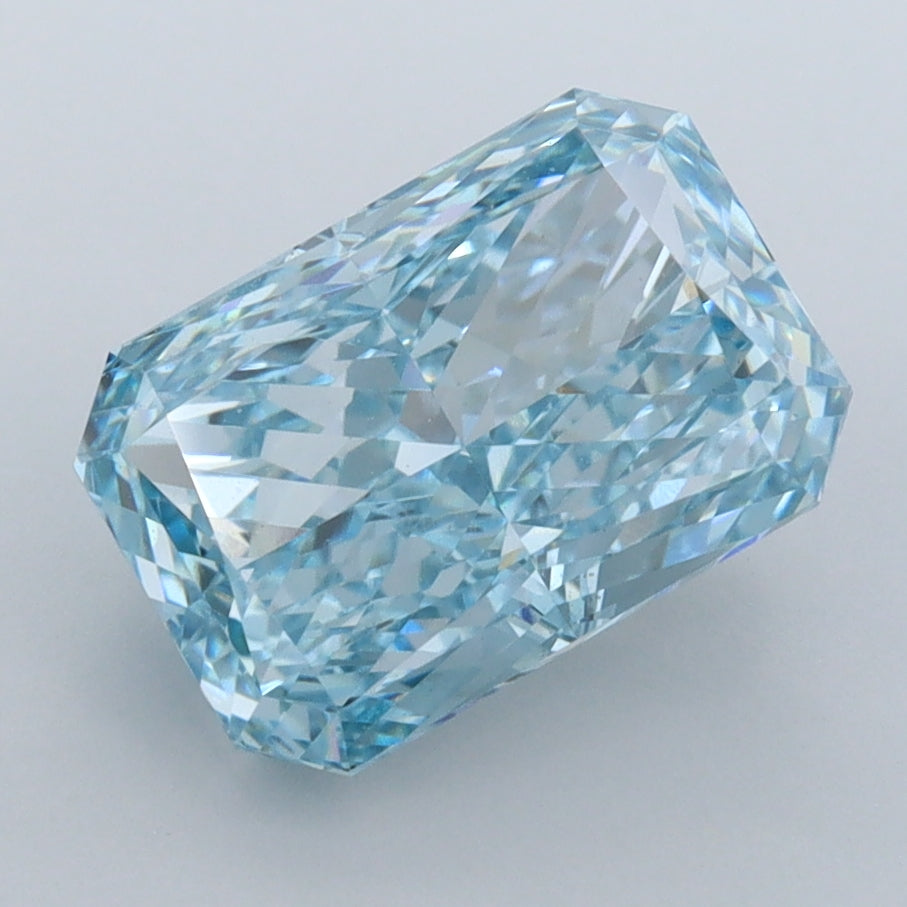 3.04 Carat Radiant Shaped, Ideal Cut, VVS2 Clarity, IGI Certified Lab Grown Diamond