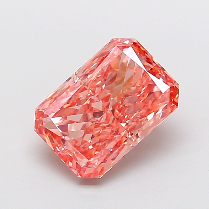 3.55 Carat Radiant Shaped, Ideal Cut, VS1 Clarity, IGI Certified Lab Grown Diamond
