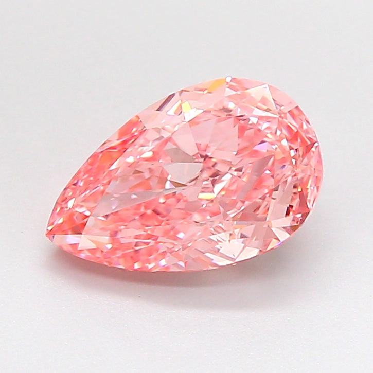 2.46 Carat Pear Shaped, Very Good Cut, VVS2 Clarity, IGI Certified Lab Grown Diamond