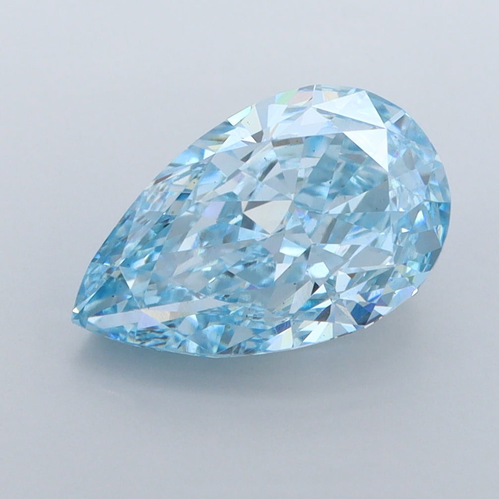 2.90 Carat Pear Shaped, Very Good Cut, VS1 Clarity, IGI Certified Lab Grown Diamond