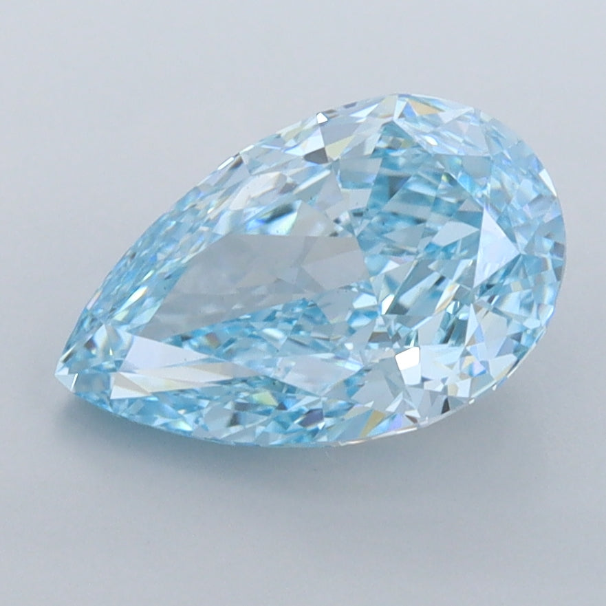 2.49 Carat Pear Shaped, Excellent Cut, VVS2 Clarity, IGI Certified Lab Grown Diamond