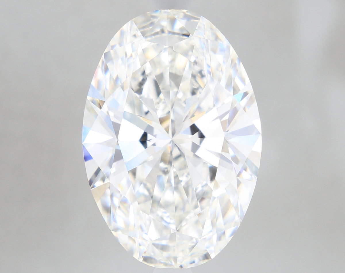 5.18 Carat Oval Shaped, Ideal Cut, F Color, VVS2 Clarity, IGI Certified Lab Grown Diamond