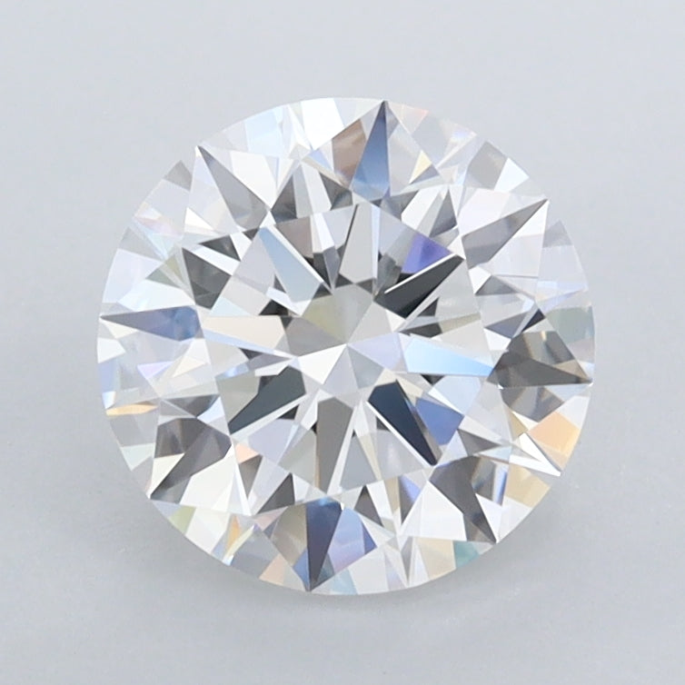 1.61 Carat Round Shaped, Ideal Cut, D Color, FL Clarity, IGI Certified Lab Grown Diamond