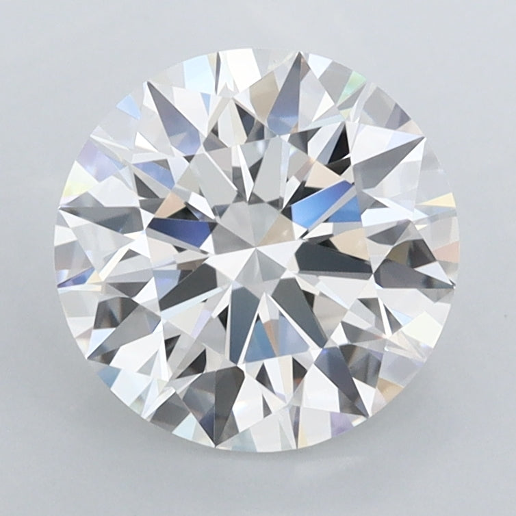 1.90 Carat Round Shaped, Ideal Cut, D Color, FL Clarity, IGI Certified Lab Grown Diamond