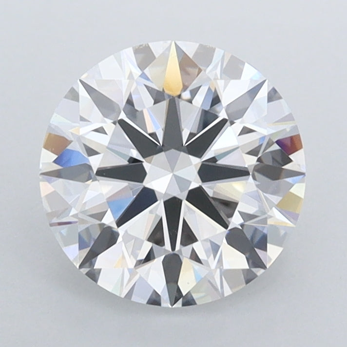 1.62 Carat Round Shaped, Ideal Cut, D Color, FL Clarity, IGI Certified Lab Grown Diamond