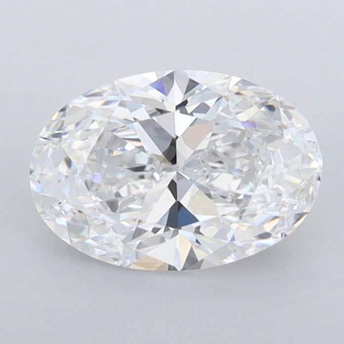 1.01 Carat Oval Shaped, Ideal Cut, D Color, FL Clarity, IGI Certified Lab Grown Diamond