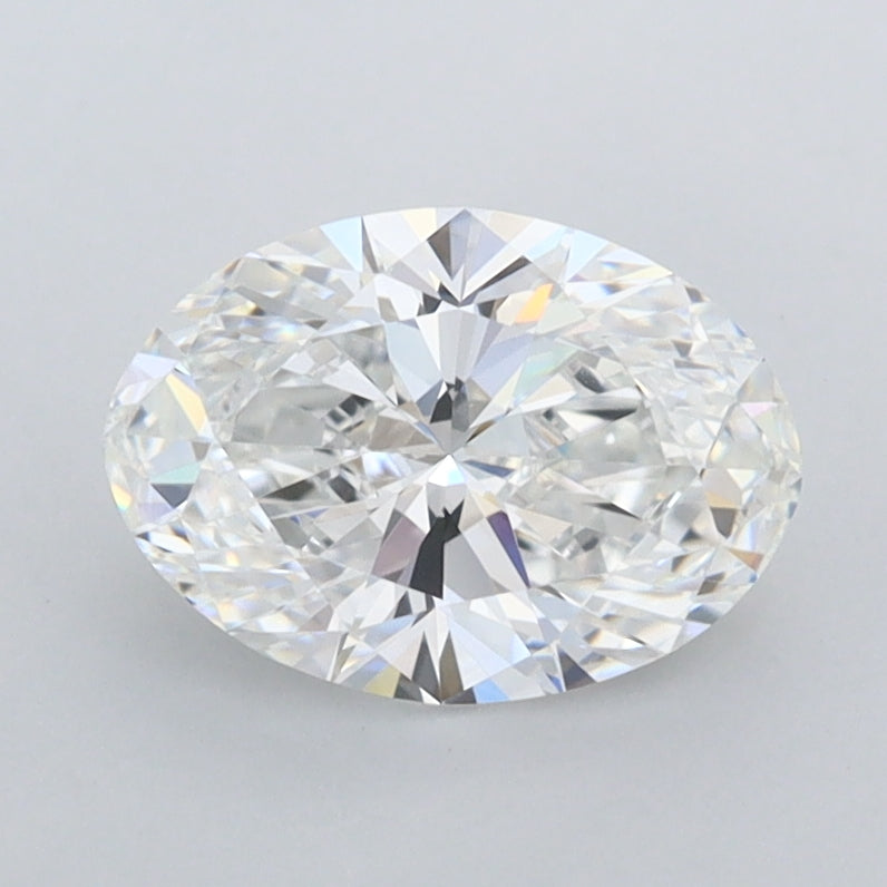1.28 Carat Oval Shaped, Ideal Cut, E Color, VVS1 Clarity, IGI Certified Lab Grown Diamond