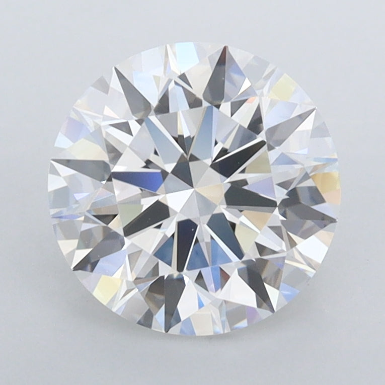 1.82 Carat Round Shaped, Ideal Cut, D Color, FL Clarity, IGI Certified Lab Grown Diamond